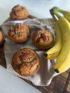 Banana nut muffin